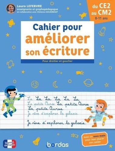 Emprunter Cahier pour améliorer son écriture du CE2 au CM2 livre