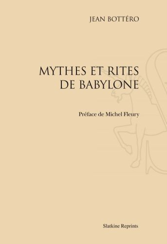 Emprunter MYTHES ET RITES DE BABYLONE (1985). livre