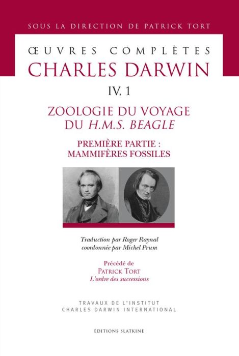 Emprunter OEUVRES COMPLETES T4/1. ZOOLOGIE DU VOYAGE DU H.M.S. BEAGLE. 1ERE PARTIE : MAMMIFERES FOSSILES livre