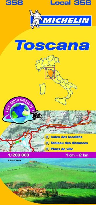 Emprunter TOSCANA 11358 CARTE ' LOCAL ' ( ITALIE ) MICHELIN livre