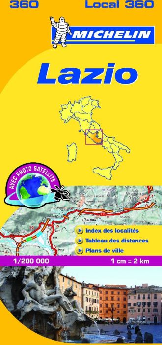 Emprunter LAZIO 11360 CARTE ' LOCAL ' ( ITALIE ) MICHELIN KA livre