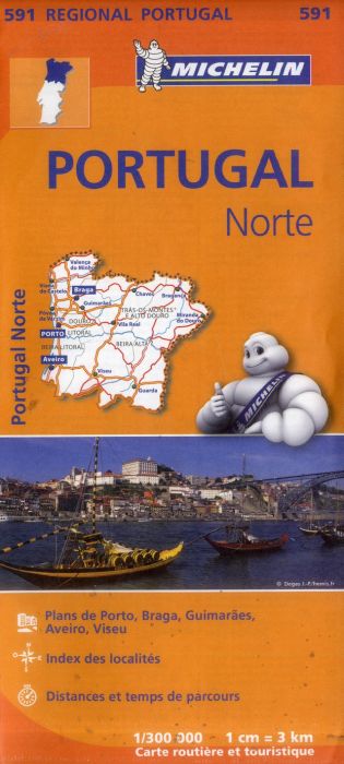 Emprunter PORTUGAL NORTE 11591 CARTE ' REGIONAL ' MICHELIN K livre