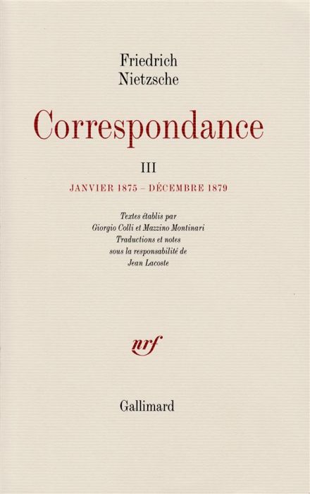 Emprunter Correspondance. Tome 3, Janvier 1875-décembre 1879 livre