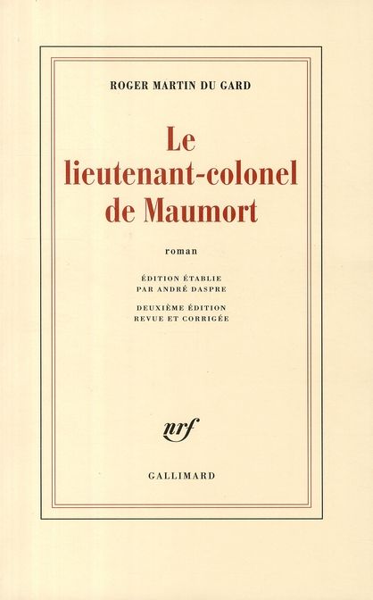 Emprunter Le lieutenant-colonel de Maumort. 2e édition revue et corrigée livre