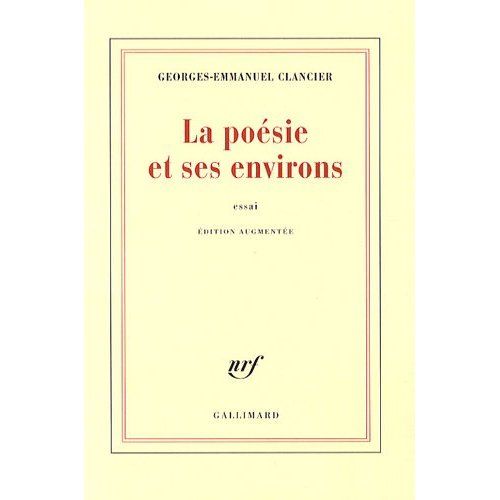 Emprunter La poésie et ses environs. Edition revue et augmentée livre