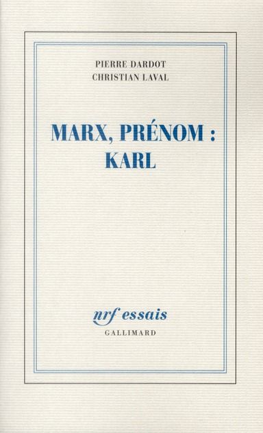 Emprunter Marx, prénom : Karl livre