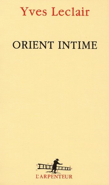 Emprunter Orient intime livre