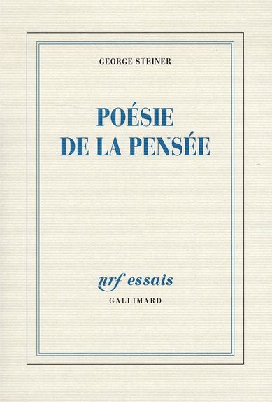 Emprunter Poésie de la pensée livre