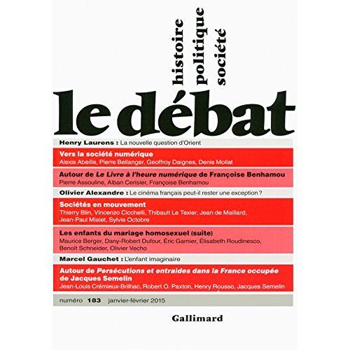 Emprunter Le Débat N° 183, janvier-février 2015 livre