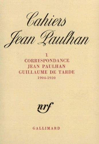 Emprunter Cahiers Jean Paulhan N° 1 : Correspondance (1904-1920) livre