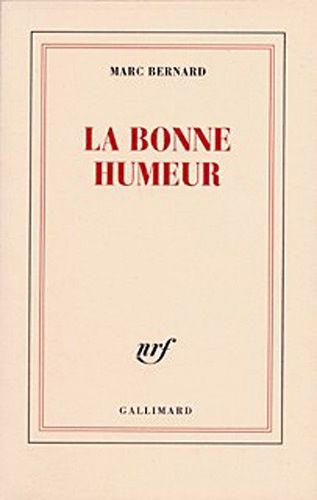 Emprunter La bonne humeur livre