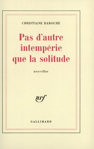 Emprunter Pas d'autre intempérie que la solitude livre