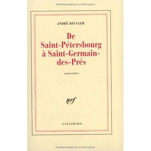 Emprunter De Saint-Pétersbourg à Saint-Germain-des-Prés livre