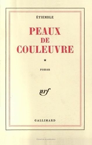 Emprunter PEAUX DE COULEUVRE livre