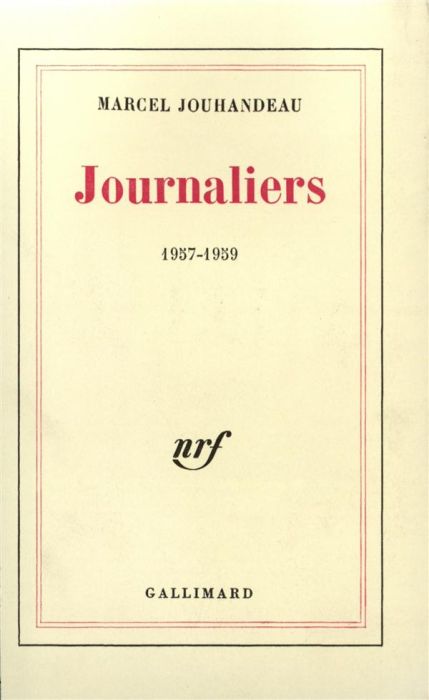 Emprunter Journaliers. 1957 1959 livre