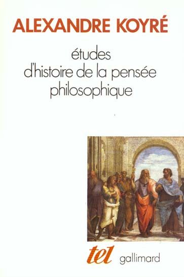 Emprunter Études d'histoire de la pensée philosophique livre