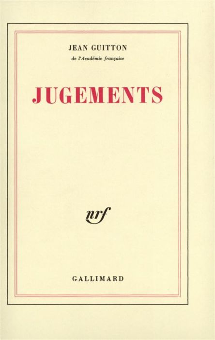 Emprunter Jugements livre