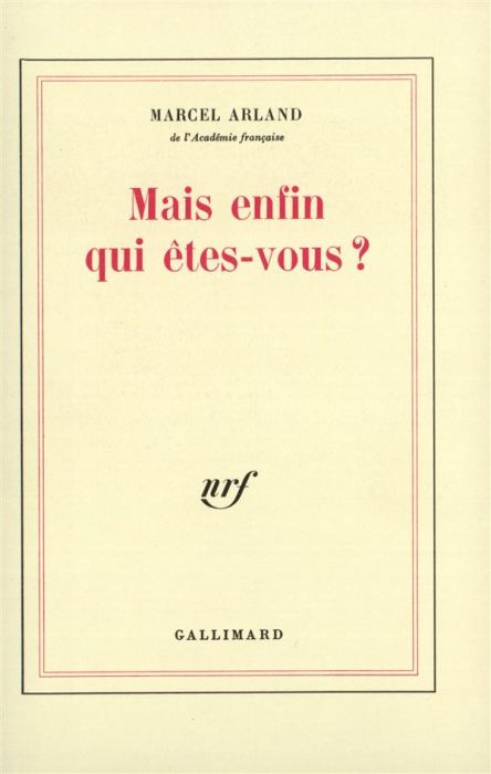 Emprunter Mais enfin qui êtes-vous ? livre