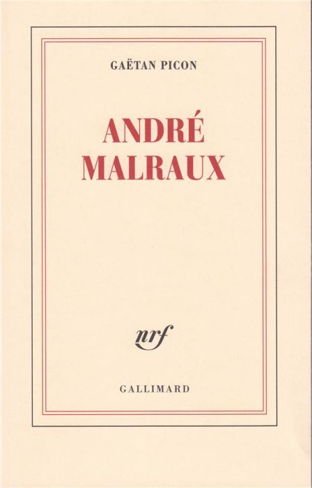 Emprunter ANDRE MALRAUX livre