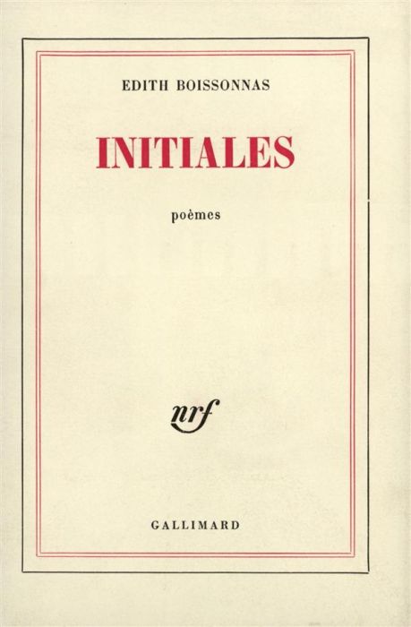 Emprunter Initiales livre