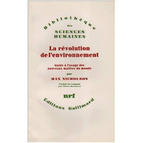 Emprunter Révolution de l'environnement livre