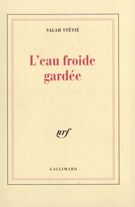 Emprunter L'eau froide gardée livre