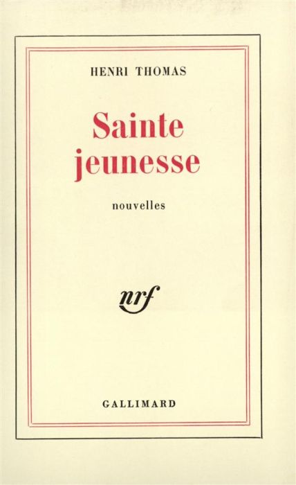 Emprunter Sainte jeunesse livre