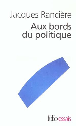 Emprunter Aux bords du politique livre