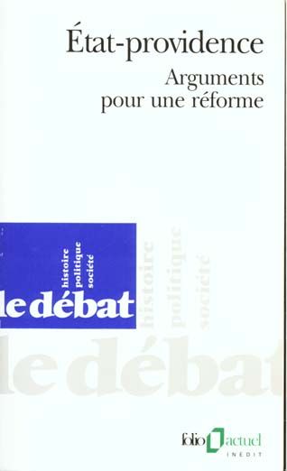 Emprunter Etat providence. Arguments pour une réforme livre