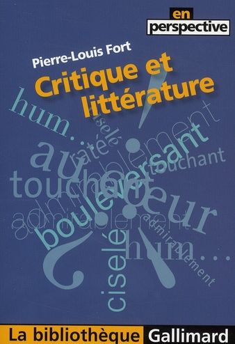 Emprunter Critique et littérature livre