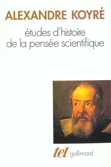 Emprunter Études d'histoire de la pensée scientifique livre