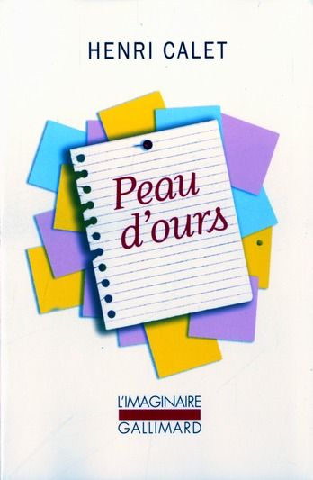 Emprunter Peau d'ours. Notes pour un roman livre