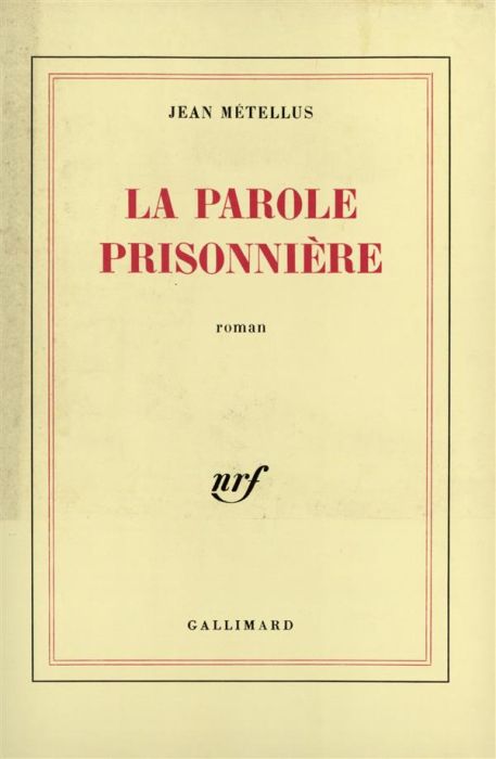 Emprunter La parole prisonnière livre