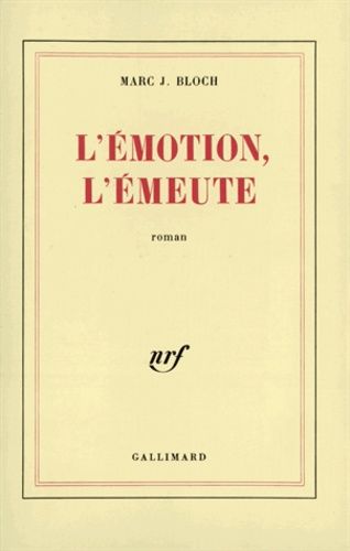 Emprunter L'émotion, l'émeute livre