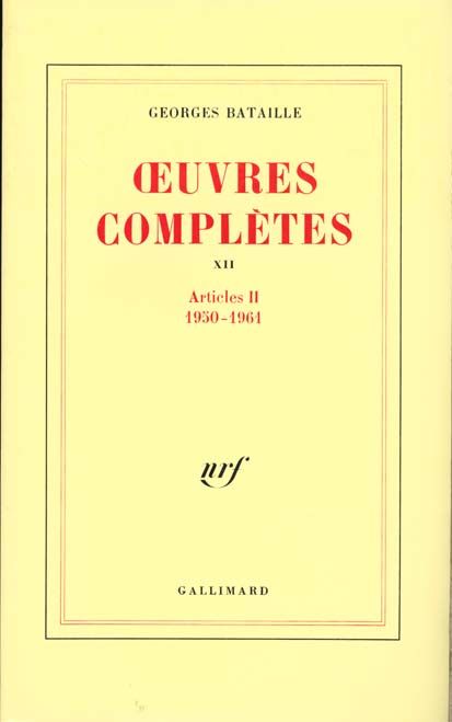 Emprunter Oeuvres complètes. Volume 12, Articles livre