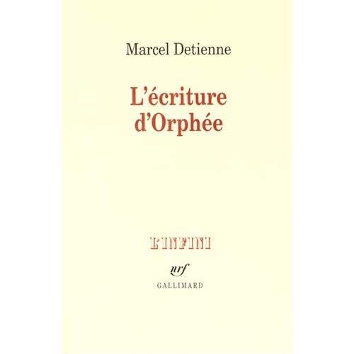 Emprunter L'écriture d'Orphée livre