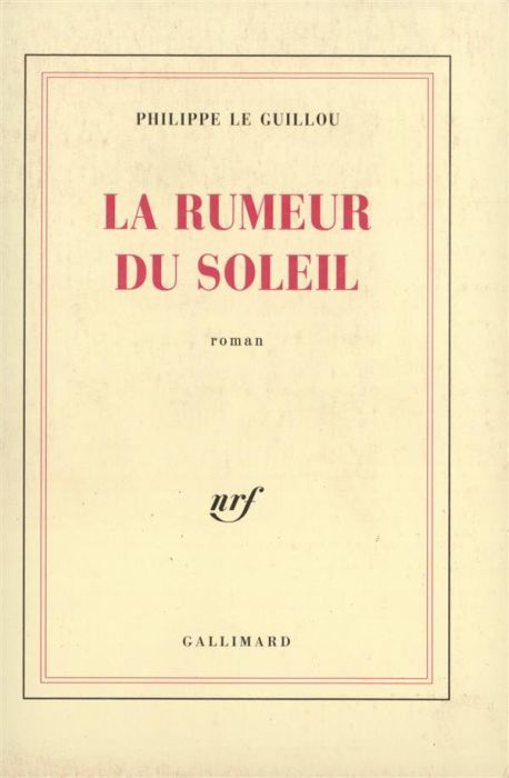 Emprunter La rumeur du soleil livre