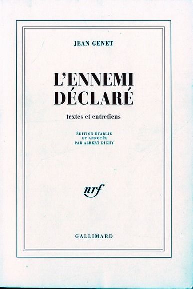 Emprunter L'ennemi déclaré. Textes et entretiens livre