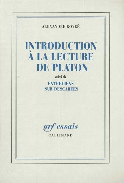 Emprunter Introduction à la lecture de Platon suivi de Entretiens sur Descartes livre