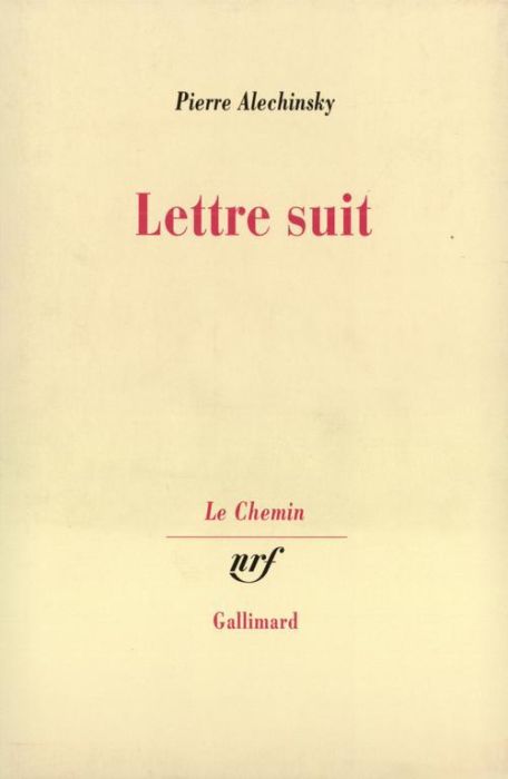 Emprunter Lettre suit livre