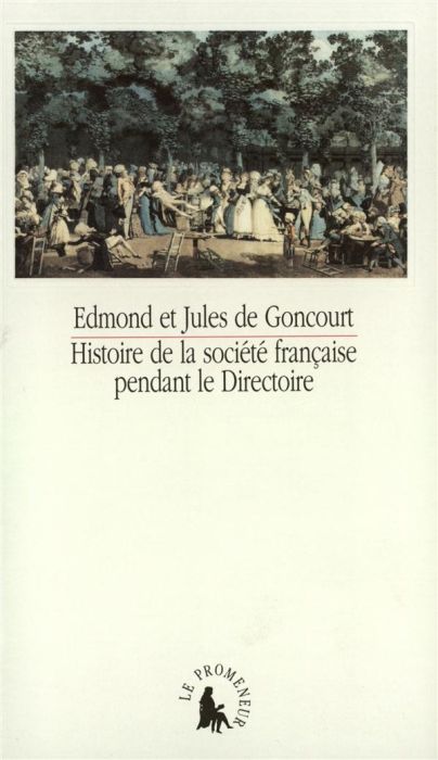 Emprunter Histoire de la société française pendant le Directoire livre