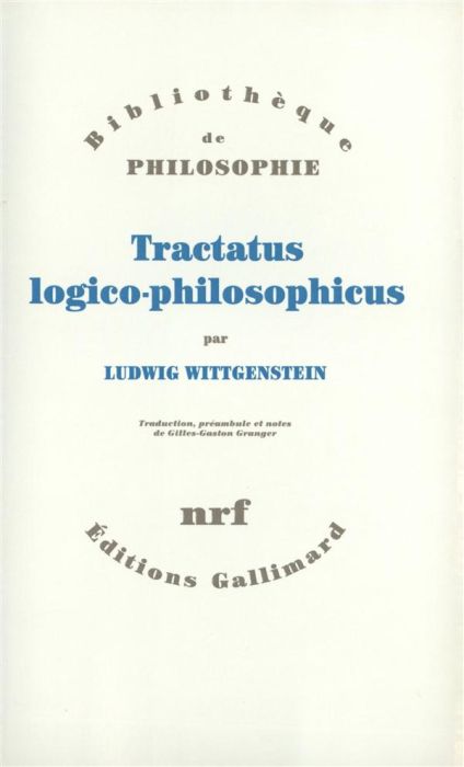 Emprunter Tractatus logico-philosophicus livre