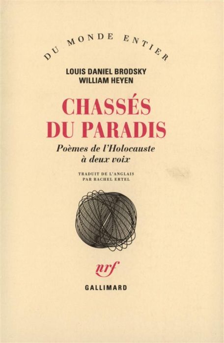 Emprunter Chasses du paradis. Poèmes de l'Holocauste à deux voix livre