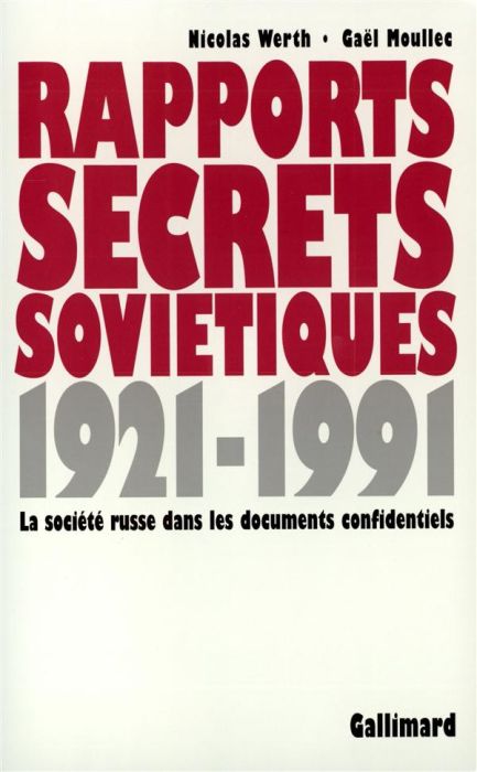 Emprunter RAPPORTS SECRETS SOVIETIQUES 1921-1991 livre