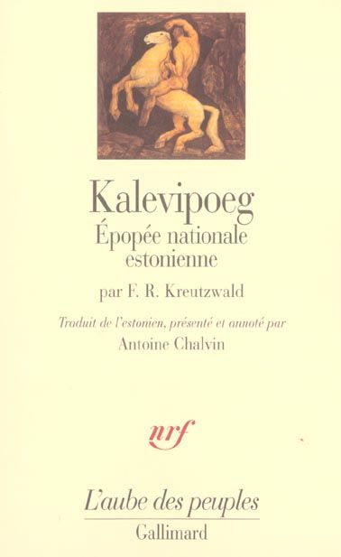 Emprunter Kalevipoeg. Epopée nationale estonienne livre