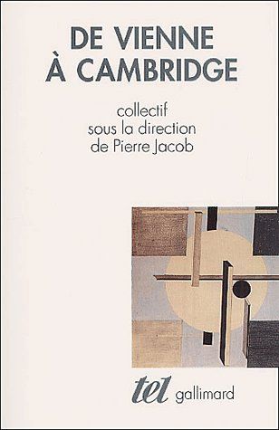 Emprunter De Vienne à Cambridge. L'héritage du positivisme logique livre