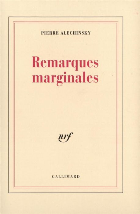 Emprunter Remarques marginales. Dits & inédits livre