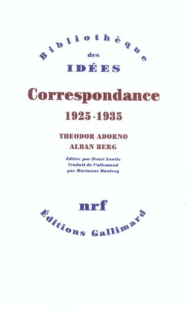 Emprunter Correspondance 1925-1935 livre