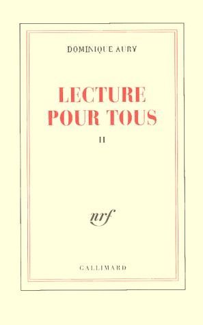 Emprunter Lecture pour tous. Tome 2 livre