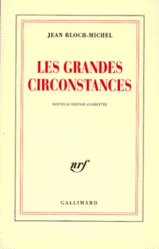 Emprunter Les Grandes circonstances livre